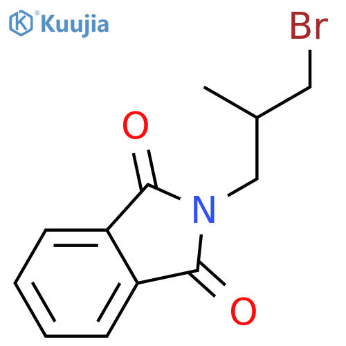 2-(3-Bromo-2-methylpropyl)isoindoline-1,3-dione structure