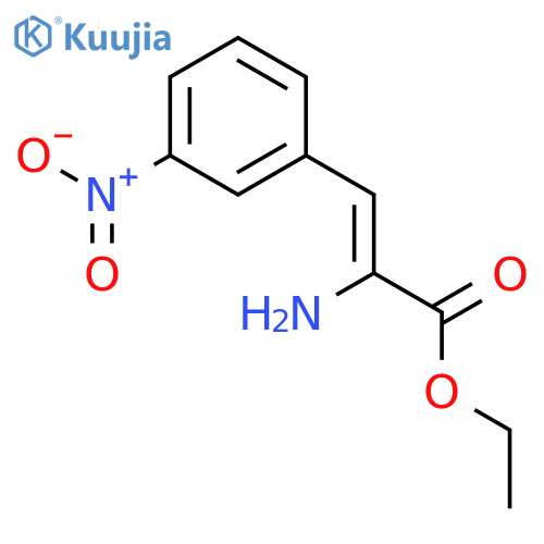 2-Propenoic acid, 2-amino-3-(3-nitrophenyl)-, ethyl ester, (2Z)- structure