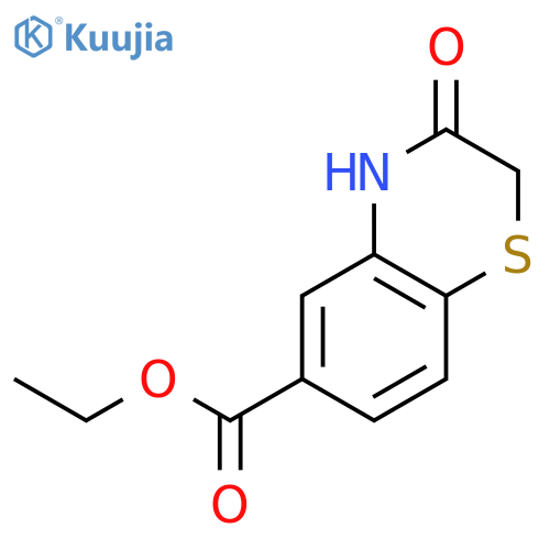 Ethyl 3-Oxo-3,4-dihydro-2H-1,4-benzothiazine-6-carboxylate structure