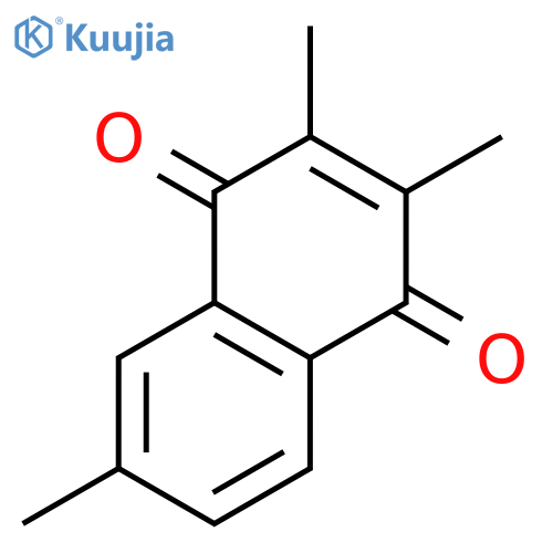 2,3,6-trimethyl-1,4-dihydronaphthalene-1,4-dione structure