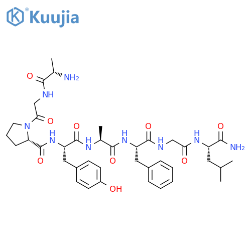 L-Leucinamide, L-alanylglycyl-L-prolyl-L-tyrosyl-L-alanyl-L-phenylalanylglycyl- structure