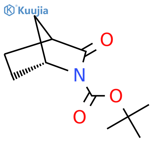 tert-butyl (1S,4R)-3-oxo-2-azabicyclo[2.2.1]heptane-2-carboxylate structure