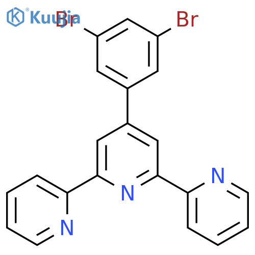 2,2':6',2''-Terpyridine, 4'-(3,5-dibromophenyl)- structure