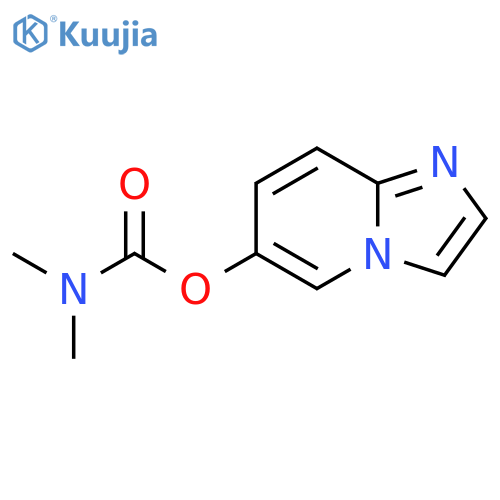 Carbamic acid, dimethyl-, imidazo[1,2-a]pyridin-6-yl ester structure