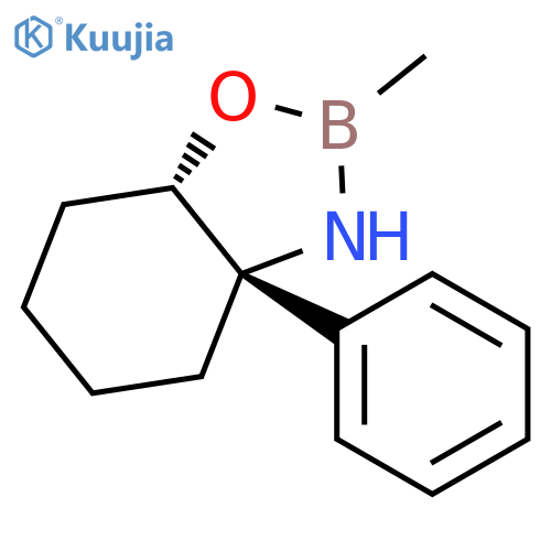 1,3,2-Benzoxazaborole, octahydro-2-methyl-3a-phenyl-, (3aS-cis)- structure