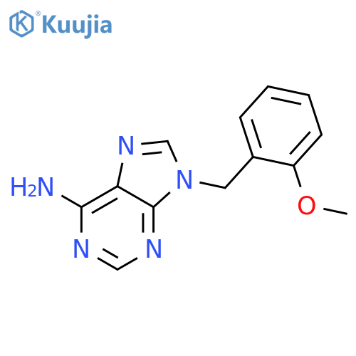 9H-PURIN-6-AMINE, 9-[(2-METHOXYPHENYL)METHYL]- structure
