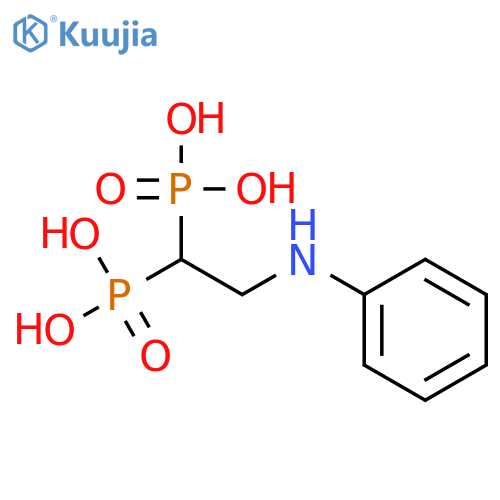 Phosphonic acid, [2-(phenylamino)ethylidene]bis- structure