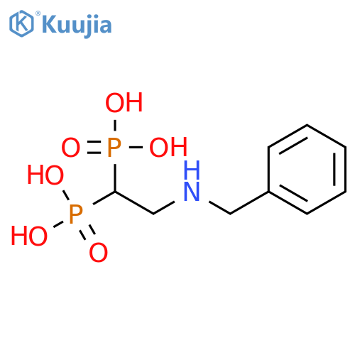 Phosphonic acid, [2-[(phenylmethyl)amino]ethylidene]bis- structure