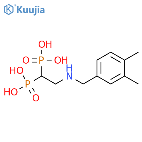 Phosphonic acid, [2-[[(3,4-dimethylphenyl)methyl]amino]ethylidene]bis- structure