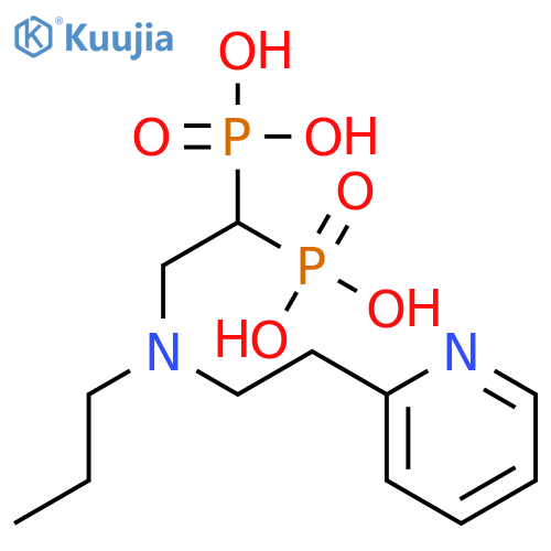 Phosphonic acid, [2-[propyl[2-(2-pyridinyl)ethyl]amino]ethylidene]bis- structure