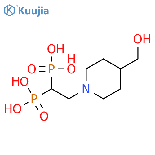 Phosphonic acid, [2-[4-(hydroxymethyl)-1-piperidinyl]ethylidene]bis- structure