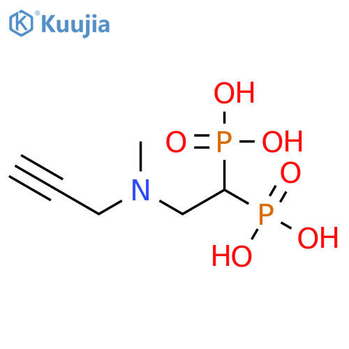 Phosphonic acid, [2-(methyl-2-propynylamino)ethylidene]bis- structure