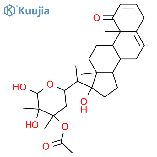 22,26-Epoxy-17,24,25,26-tetrahydroxyergosta-2,5-dien-1-one; (17α,22R,24R,25S,26S)-form, 24-Ac structure