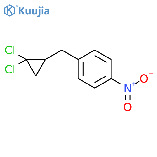 Benzene, 1-[(2,2-dichlorocyclopropyl)methyl]-4-nitro- structure