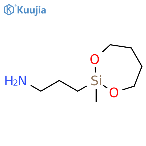 1,3-Dioxa-2-silacycloheptane-2-propanamine, 2-methyl- structure