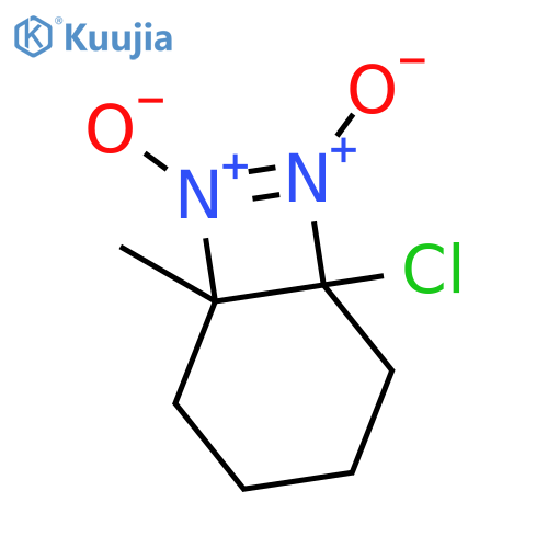 7,8-Diazabicyclo[4.2.0]oct-7-ene, 1-chloro-6-methyl-, 7,8-dioxide structure