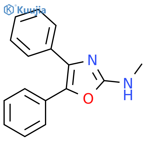 2-Oxazolamine, N-methyl-4,5-diphenyl- structure
