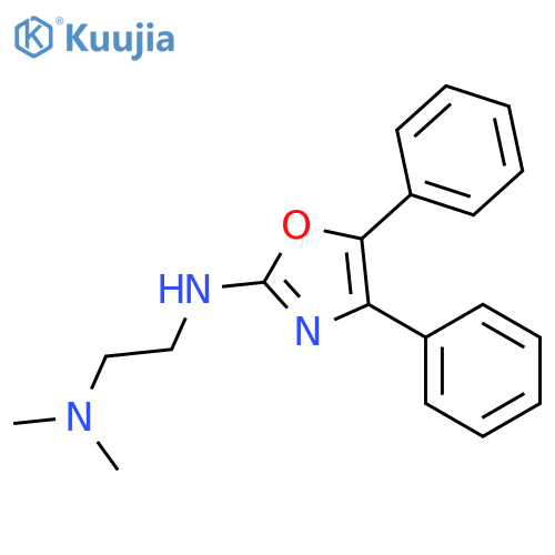 2-((2-(Dimethylamino)ethyl)amino)-4,5-diphenyloxazole structure