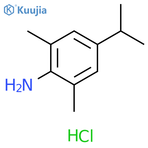 2,6-dimethyl-4-(propan-2-yl)aniline hydrochloride structure