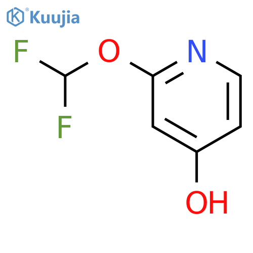 2-(Difluoromethoxy)pyridin-4-ol structure