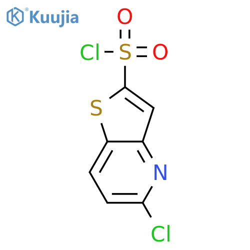5-Chlorothieno3,2-bpyridine-2-sulfonyl Chloride structure