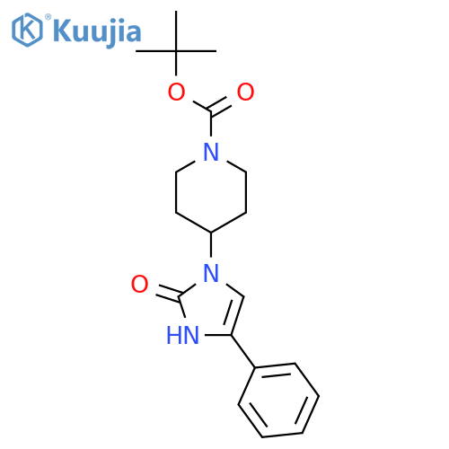 tert-Butyl 4-(2-oxo-4-phenyl-2,3-dihydro-1H-imidazol-1-yl)piperidine-1-carboxylate structure