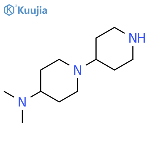 N,N-dimethyl-1-(piperidin-4-yl)piperidin-4-amine structure