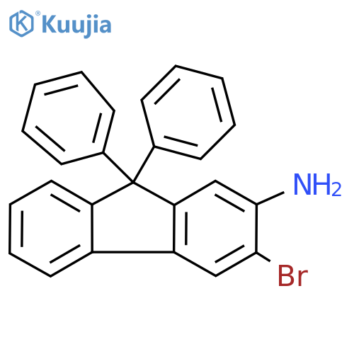 3-Bromo-9,9-diphenyl-9H-fluoren-2-amine structure