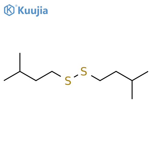 3-methyl-1-(3-methylbutyldisulfanyl)butane structure