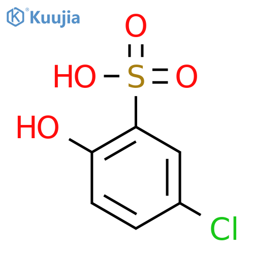 5-Chloro-2-hydroxybenzenesulfonic acid structure