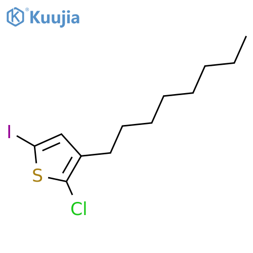 Thiophene, 2-chloro-5-iodo-3-octyl- structure