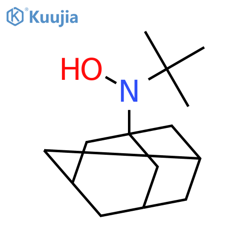 Tricyclo[3.3.1.13,7]decan-1-amine, N-(1,1-dimethylethyl)-N-hydroxy- structure