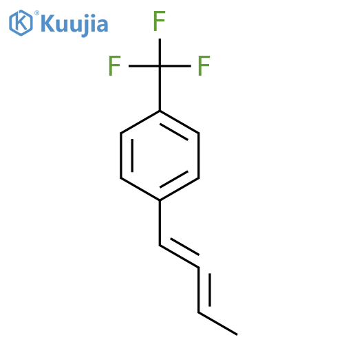 Benzene, 1-(1,2-butadien-1-yl)-4-(trifluoromethyl)- structure