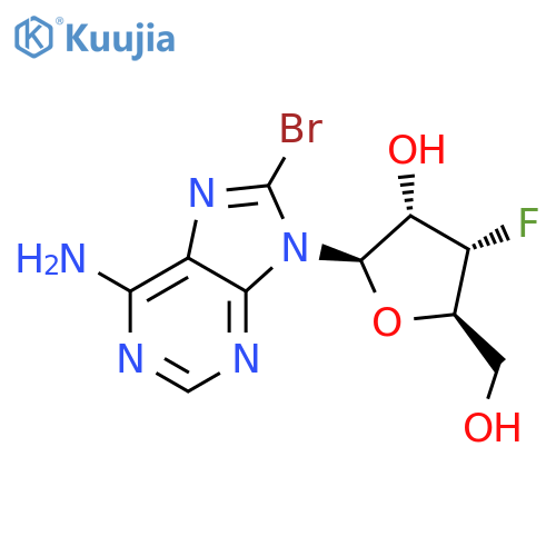 Adenosine, 8-bromo-3'-deoxy-3'-fluoro- structure