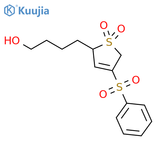 2-Thiophenebutanol, 2,5-dihydro-4-(phenylsulfonyl)-, 1,1-dioxide structure