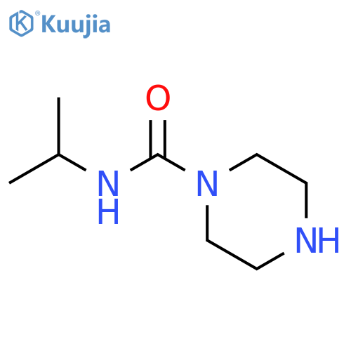 N-(propan-2-yl)piperazine-1-carboxamide structure