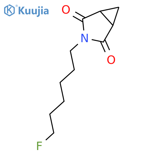 3-Azabicyclo[3.1.0]hexane-2,4-dione, 3-(6-fluorohexyl)- structure