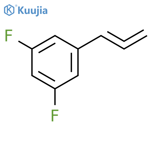Benzene, 1,3-difluoro-5-(1,2-propadien-1-yl)- structure
