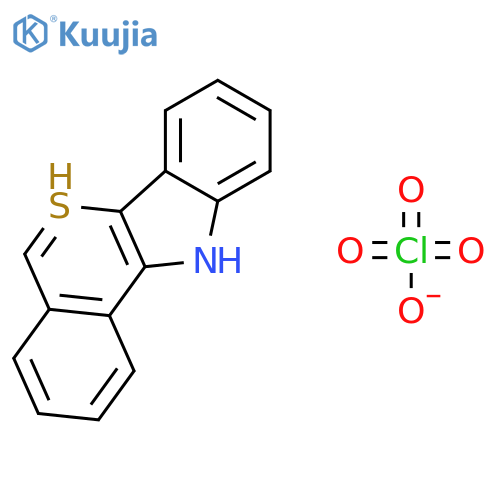 Isothiochromeno[4,3-b]indol-11-ium;perchlorate structure