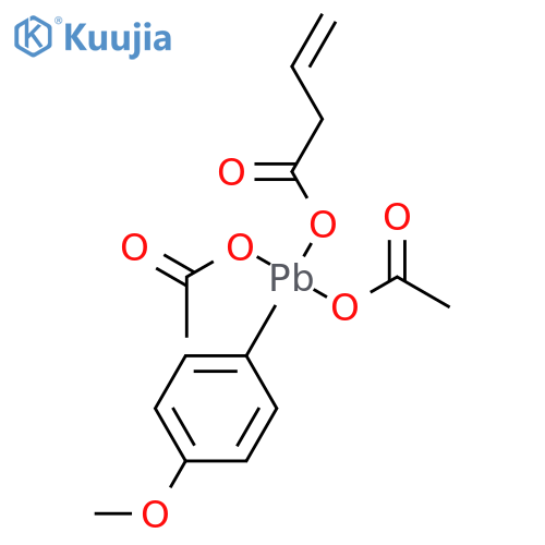 Plumbane, bis(acetyloxy)(4-methoxyphenyl)[(1-oxo-3-butenyl)oxy]- structure