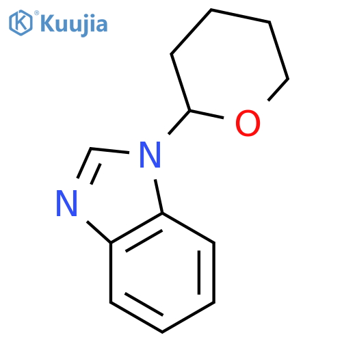 1-(tetrahydro-2H-pyran-2-yl)-1H-Benzimidazole structure