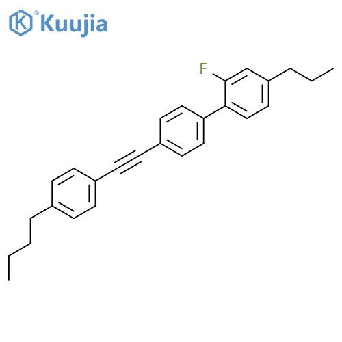 1,1'-Biphenyl, 4'-[(4-butylphenyl)ethynyl]-2-fluoro-4-propyl- structure