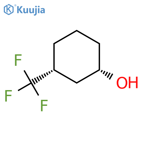 (1S,3R)-3-(trifluoromethyl)cyclohexan-1-ol structure