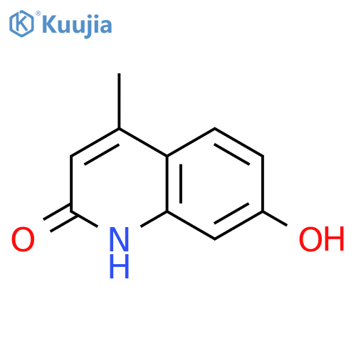 7-hydroxy-4-methyl-1,2-dihydroquinolin-2-one structure