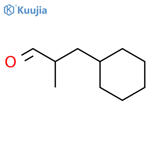 3-cyclohexyl-2-methylpropanal structure