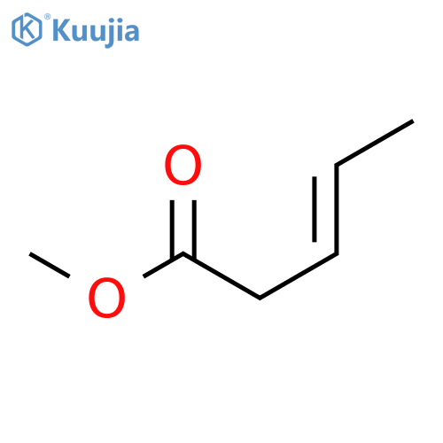 Methyl (E)-3-pentenoate structure