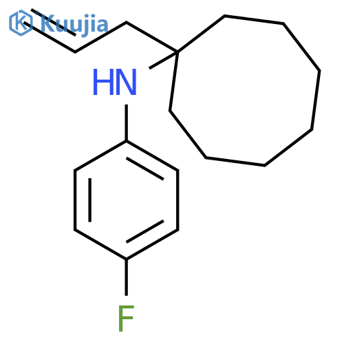 Cyclooctanamine, N-(4-fluorophenyl)-1-(2-propenyl)- structure