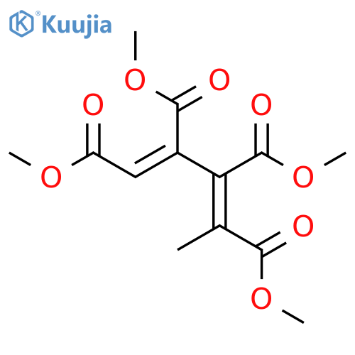 1,3-Pentadiene-1,2,3,4-tetracarboxylic acid, tetramethyl ester structure