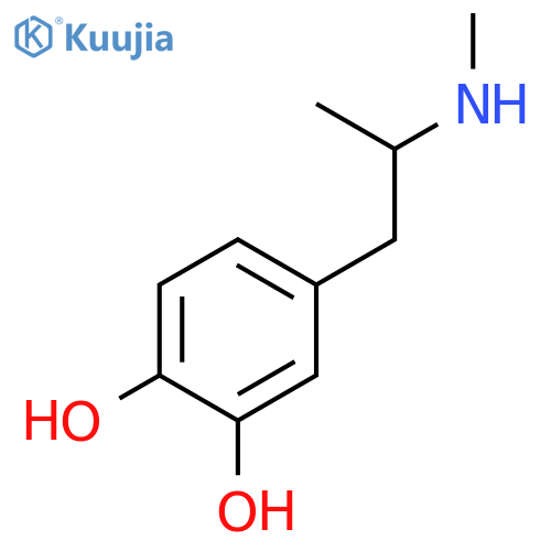1,2-Benzenediol, 4-[(2S)-2-(methylamino)propyl]- structure