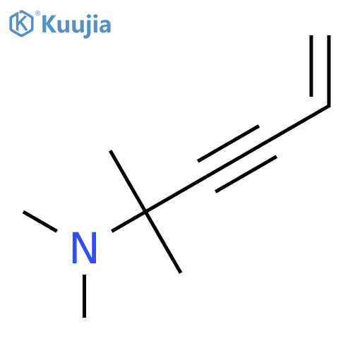 5-Hexen-3-yn-2-amine, N,N,2-trimethyl- structure